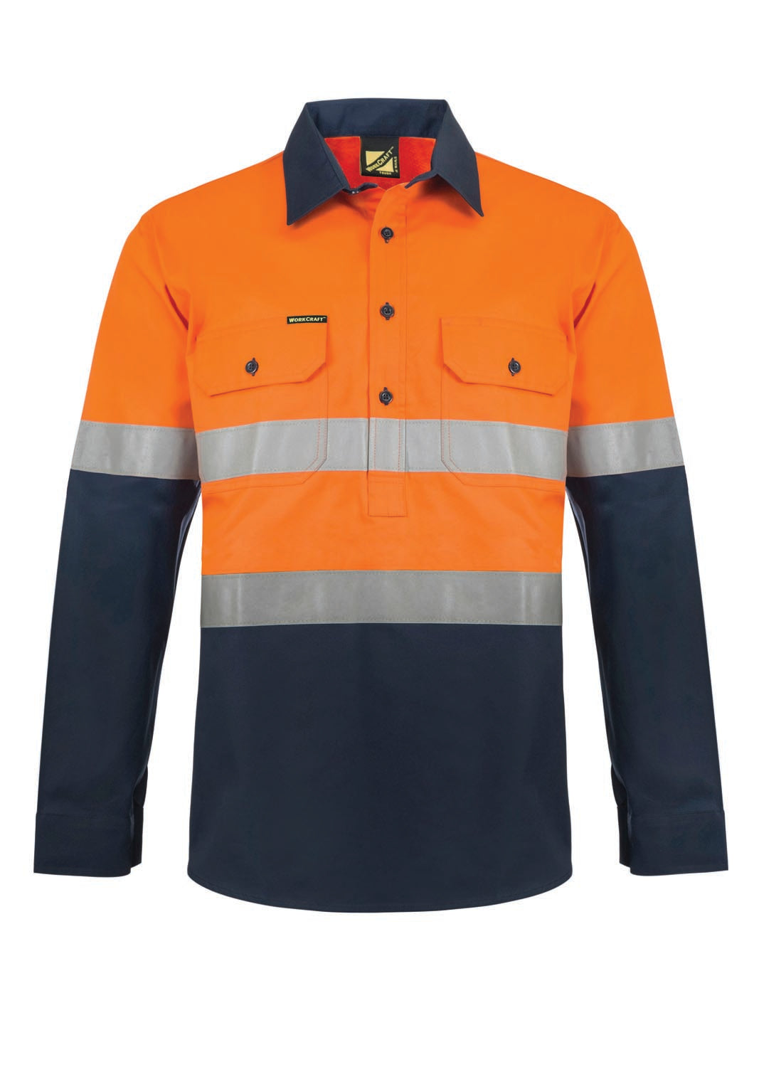 WS6032 custom reflective tradie work shirts