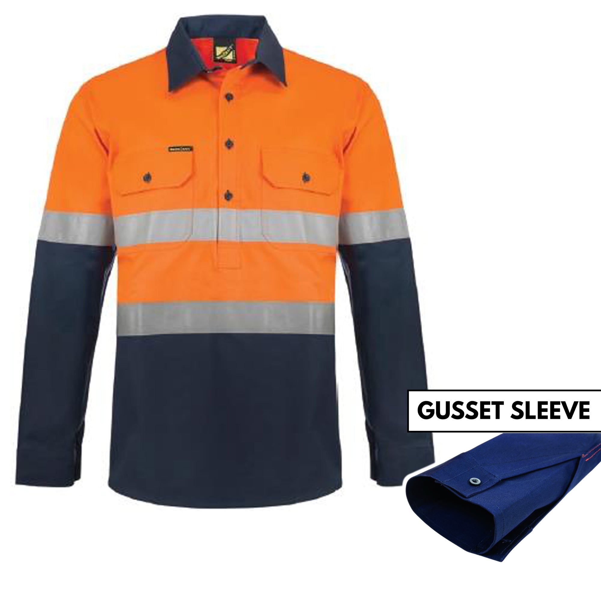 WS6033 custom tradie hi vis reflective shirt