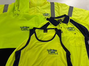 P87 Hi Vis Cooldry Side Panel Polo Shirt