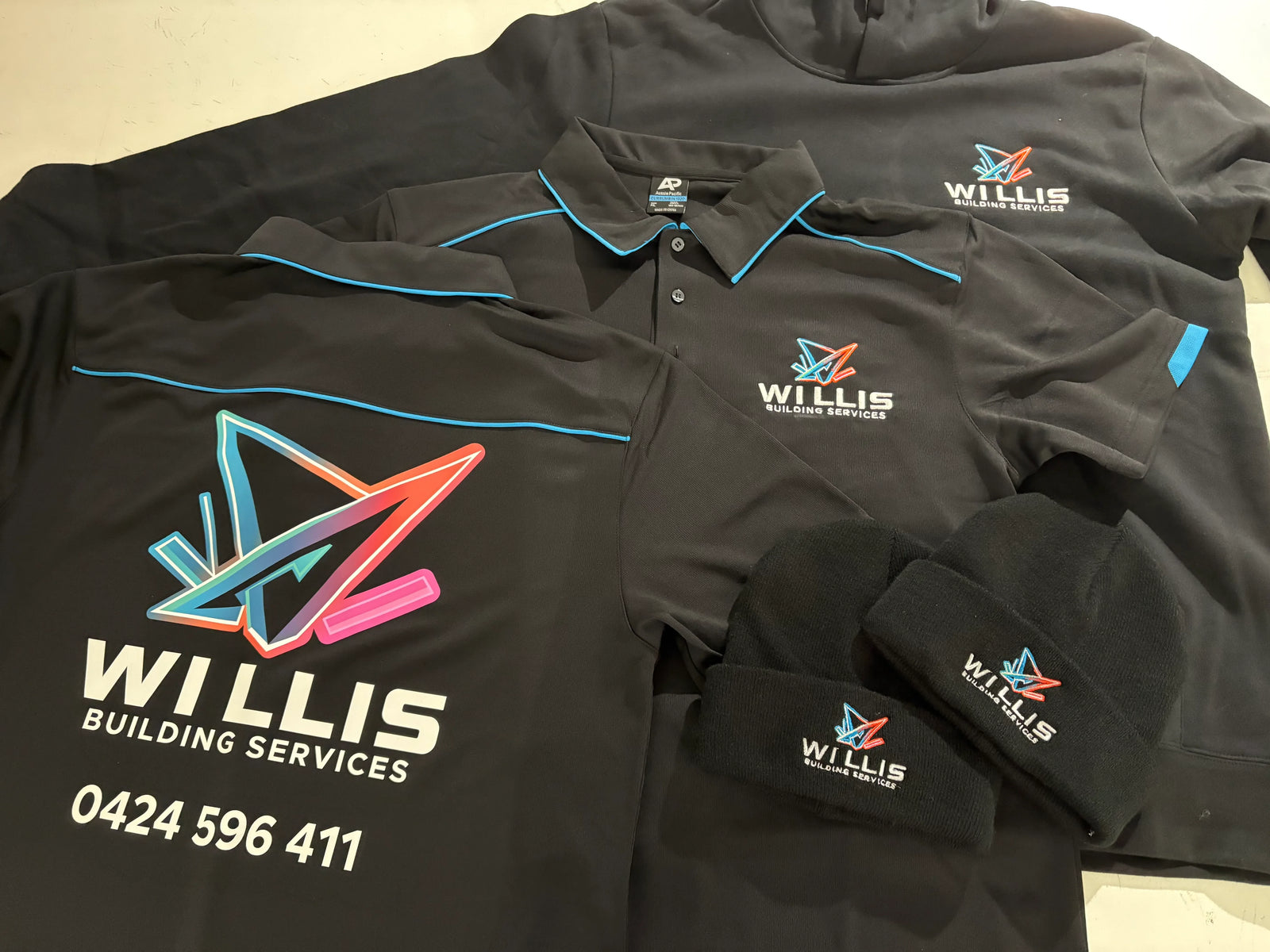 Currumbin 6 Pack With Your Logo Printed Embroidered Black-Aqua | Safe-T-Rex