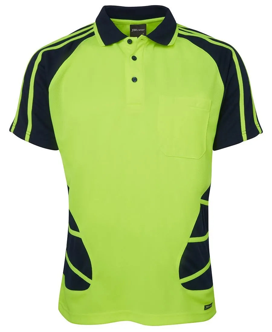 HI VIS SPIDER POLO   | Workwear