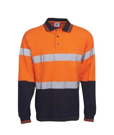L/S D/N 100% COTTON HI VIS POLO  | Workwear