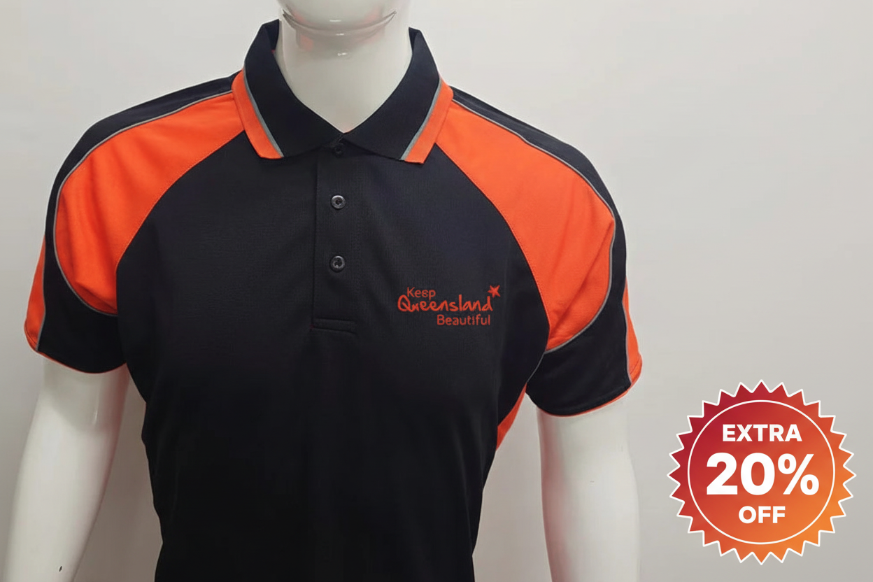 Polo shirt with EXTRA 20% OFF sticker
