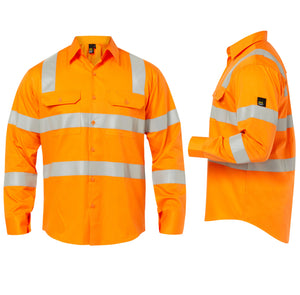 WS6011 custom vic rail tradie work shirts