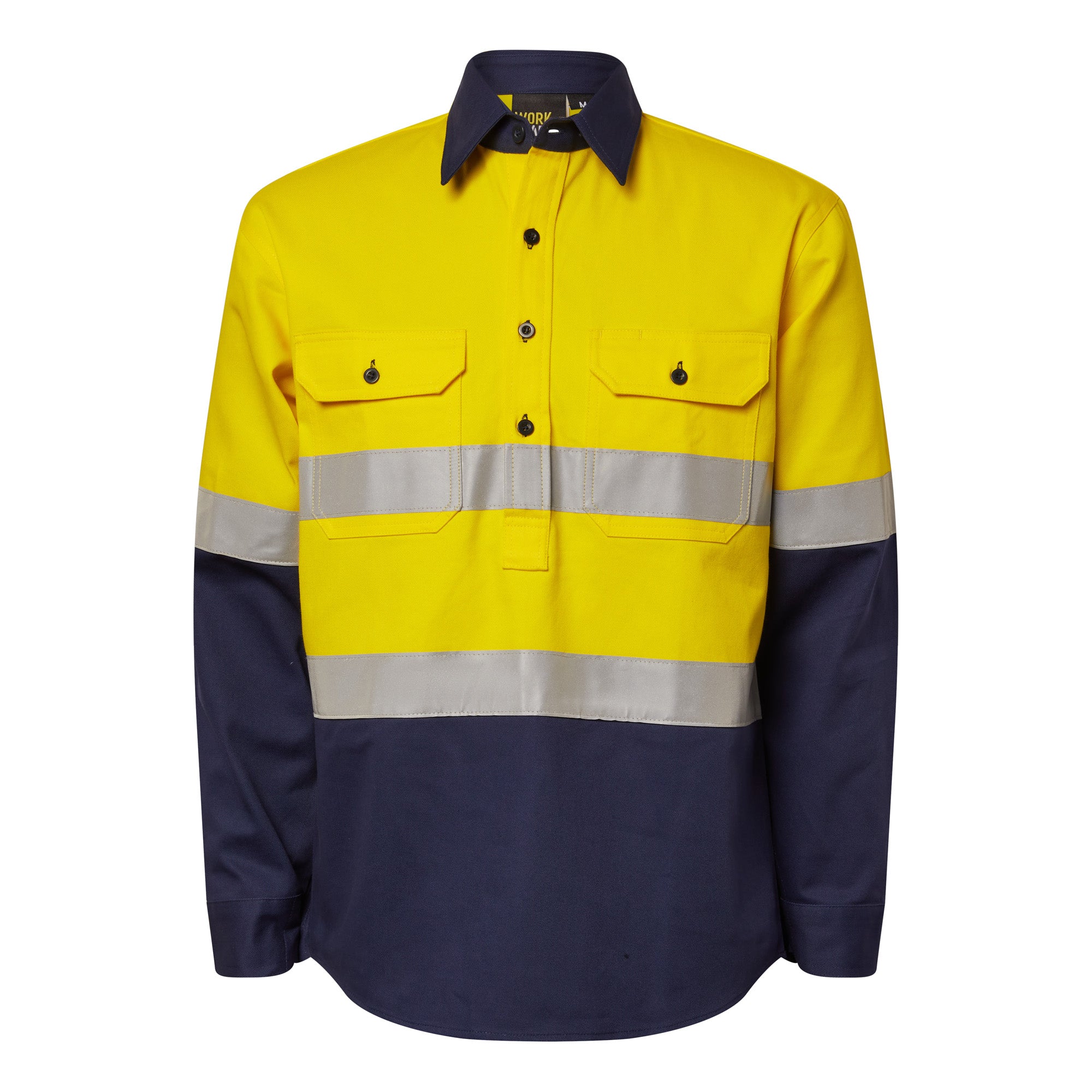 WS6031 custom heavy duty reflective tradie shirt
