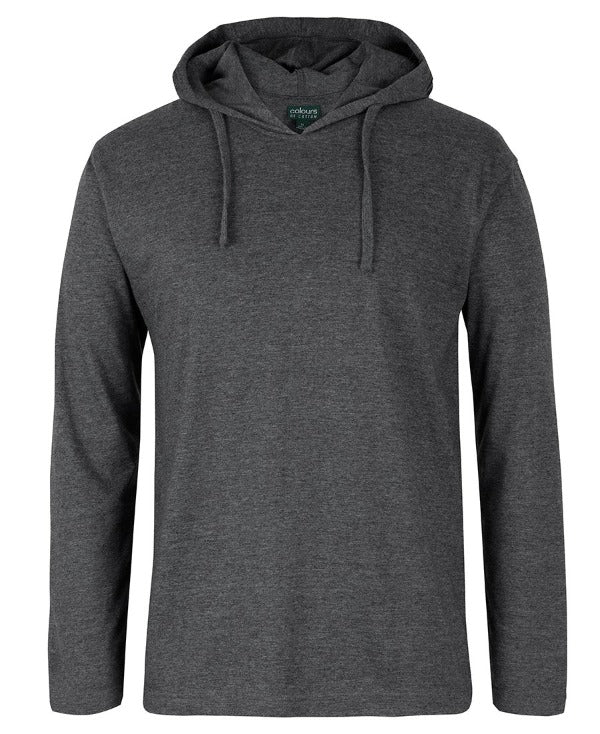 1LST C OF C L/S HOODED TEE Graphite Marle