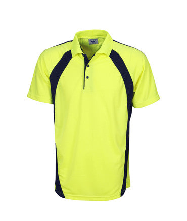 Kids Hi Vis Coolfast Mini Waffle Polo | Workwear