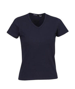T25 Ladies V Neck Cotton T-Shirt - Safe-T-Rex Workwear Pty Ltd