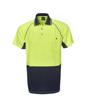 Hi Vis Raglan Cooldry Polo | Workwear