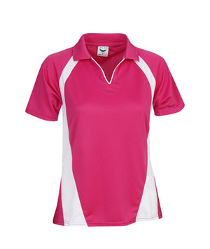 Womens 2 Tone Polo | Womens Clothing