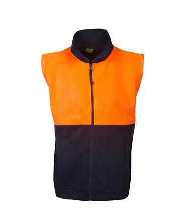 Hi Vis Polar Fleece Vest | Workwear