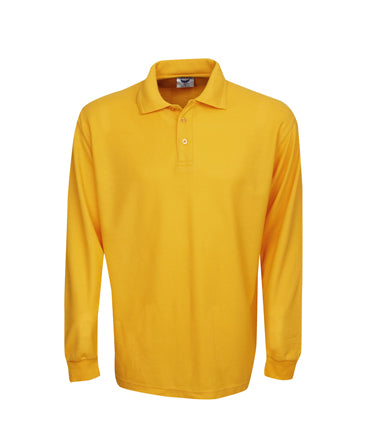 Long Sleeve Premium Pique Polo | Menswear