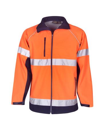 J87 Hi Vis D/N Soft Shell Jacket - Safe-T-Rex Workwear Pty Ltd