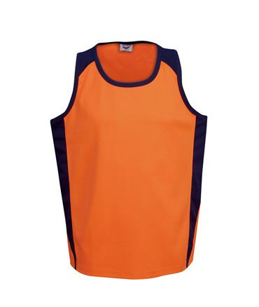 S82 Hi Vis Cool Dry Action Singlet - Safe-T-Rex Workwear Pty Ltd