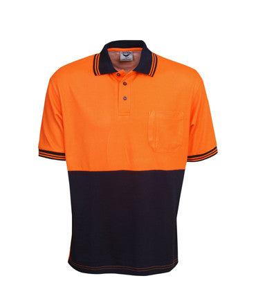 Hi Vis Cotton Back Polo | Workwear