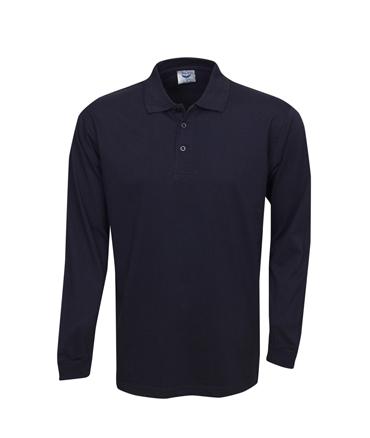 P12 L/S Premium Pre-Shrunk Cotton Polo Shirt - Safe-T-Rex Workwear Pty Ltd