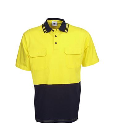 Hi Vis Cotton Polo | Workwear