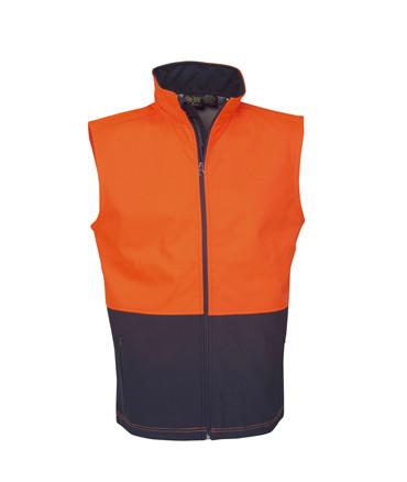 J88 Hi Vis Day Use Soft Shell Vest - Safe-T-Rex Workwear Pty Ltd