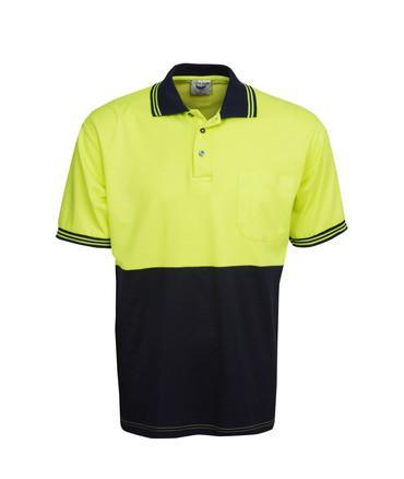 Hi Vis Cotton Back Polo | Workwear