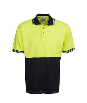 P85 Cotton Back Hi Vis Polo Shirt - Safe-T-Rex Workwear Pty Ltd