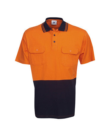 Hi Vis Cotton Polo | Workwear