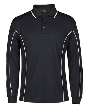 7PIPL  JB's L/S Piping Polo