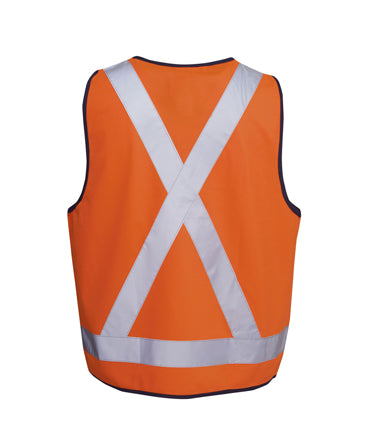 Hi Vis Cross Tape Vest | Workwear