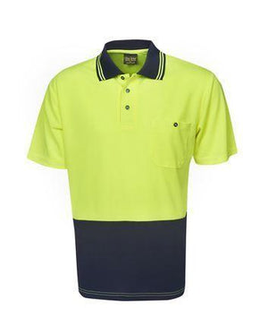 20 PACK Includes Back Printing P62 Hi Vis Cooldry Polo Shirt - Safe-T-Rex Workwear Pty Ltd