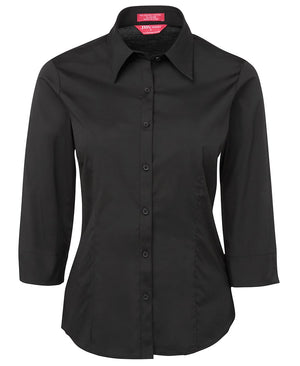 4PLU3 JB's Ladies Urban 3/4 Poplin Shirt - Safe-T-Rex Workwear Pty Ltd