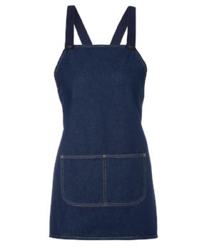 Cross Back Denim Apron Without Strap | Hospitality