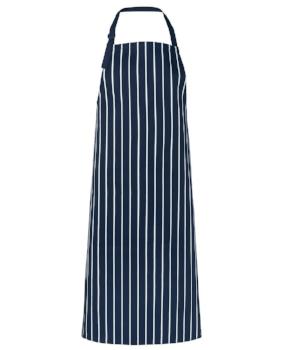 Bib Striped Apron Without Pocket | Hospitality
