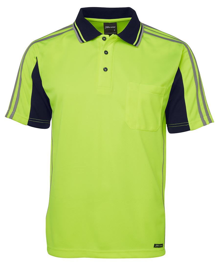 Hi Vis Arm Tape Polo | Workwear