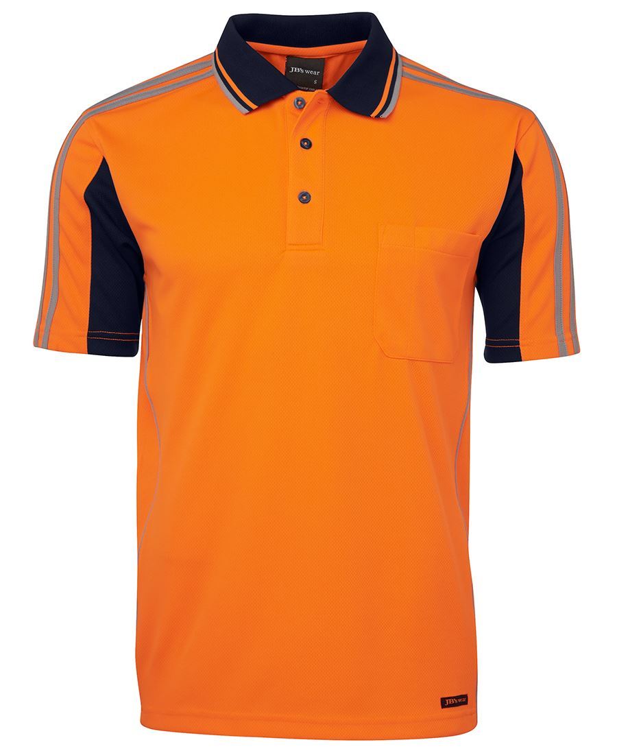 Hi Vis Arm Tape Polo | Workwear
