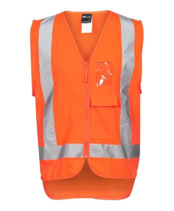 Hi Vis Zipped Day Night Vest | Workwear