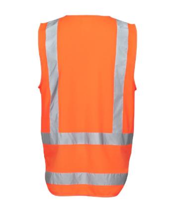 Hi Vis Zipped Day Night Vest | Workwear