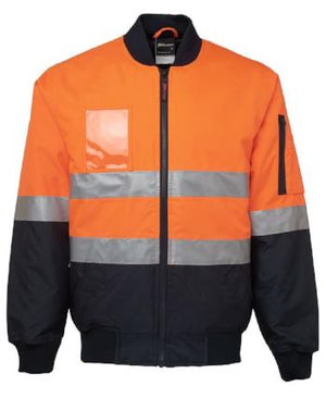 6DNFJ JB's Hi Vis (D+N) Flying Jacket - Safe-T-Rex Workwear Pty Ltd