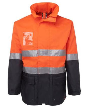 6DNLL JB's Hi Vis (D+N) Long Line Jacket - Safe-T-Rex Workwear Pty Ltd