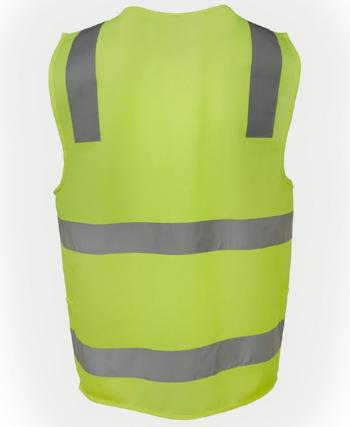 Hi Vis Day Night Zip Safety Vest | Workwear