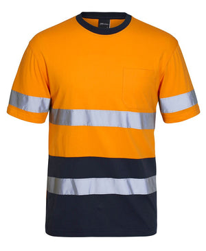 Hi Vis Cotton T Shirt With Tape | Workwear