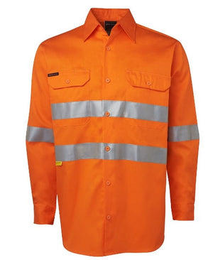 Hi Vis Long Sleeve Day Night 150G Work Shirt | Workwear