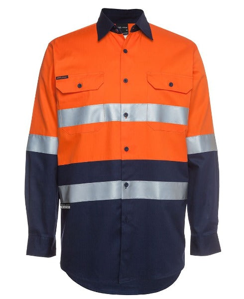 HI VIS L/S (D+N) 150G WORK SHIRT