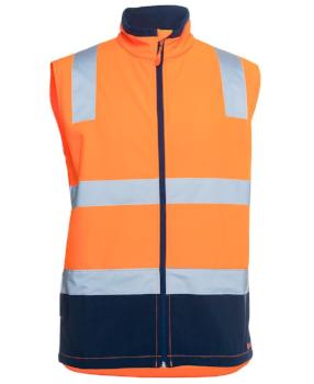 Hi Vis D+N Water Resistant Softshell Vest | Workwear
