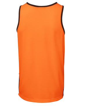 Hi Vis Contrast Singlet | Workwear