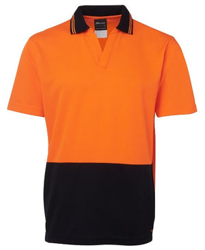 6HNB JB's Hi Vis S/S Non Button Polo shirt