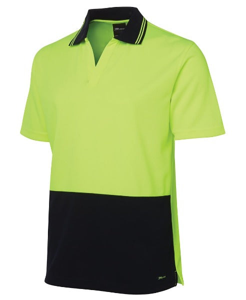 6HNB JB's Hi Vis S/S Non Button Polo shirt