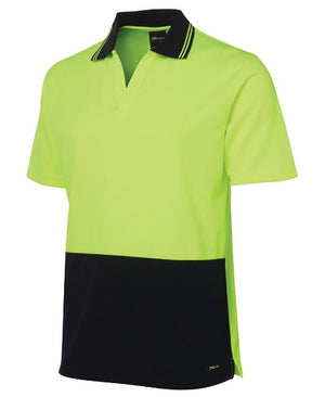 6HNB JB's Hi Vis S/S Non Button Polo shirt