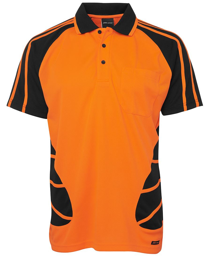 Hi Vis Spider Polo | Workwear