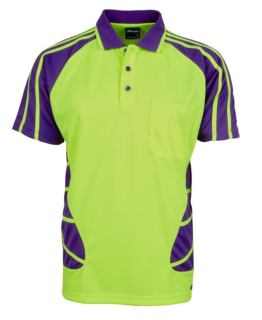 Hi Vis Spider Polo | Workwear