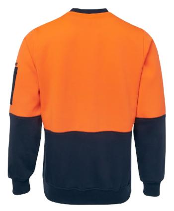 Hi Vis Fleecy Crew Jumper | Workwear