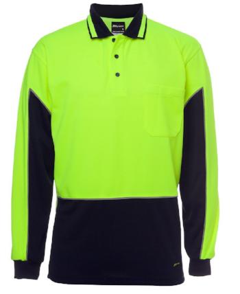 Hi Vis Long Sleeve Gap Polo | Workwear